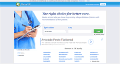 Desktop Screenshot of doctor-uk.com